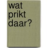 Wat prikt daar? by Ditte Merle