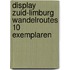 Display Zuid-Limburg Wandelroutes 10 exemplaren