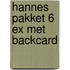 Hannes pakket 6 ex met backcard