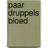 Paar druppels bloed