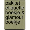 Pakket etiquette boekje & glamour boekje door S. Deeble