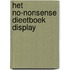 Het no-nonsense dieetboek display