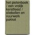 Het Pietenboek / Een vrolijk kerstfeest / Oliebollen en vuurwerk pakket