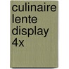 Culinaire lente display 4x door Onbekend