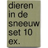 Dieren in de sneeuw set 10 ex. door E. Glasser