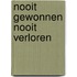 Nooit gewonnen nooit verloren