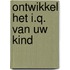 Ontwikkel het i.q. van uw kind