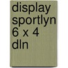 Display sportlyn 6 x 4 dln door Onbekend