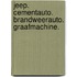 Jeep. Cementauto. Brandweerauto. Graafmachine.