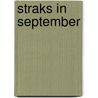 Straks in september by Velde