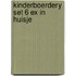 Kinderboerdery set 6 ex in huisje