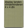 Display landen vlinderkinderen 4 x 4 dln door Landen