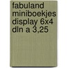 Fabuland miniboekjes display 6x4 dln a 3,25 door Onbekend