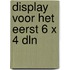 Display voor het eerst 6 x 4 dln