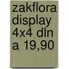 Zakflora display 4x4 dln a 19,90 door Husstege