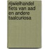 Rijwielhandel fiets van Aad en andere taalcuriosa
