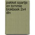 Pakket saartje en tommie blokboek 2x4 dln