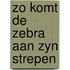 Zo komt de zebra aan zyn strepen