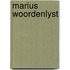 Marius woordenlyst