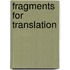 Fragments for translation