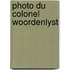 Photo du colonel woordenlyst