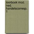 Leerboek mod. ned. handelscorresp. 1
