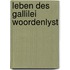 Leben des gallilei woordenlyst