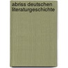 Abriss deutschen literaturgeschichte door Kroes