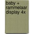 Baby + rammelaar display 4x