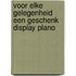 Voor elke gelegenheid een geschenk display plano