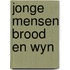 Jonge mensen brood en wyn