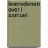 Leerredenen over i samuel