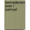 Leerredenen over i samuel by J. Calvijn