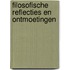 Filosofische reflecties en ontmoetingen