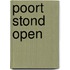 Poort stond open