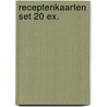 Receptenkaarten set 20 ex. door Onbekend