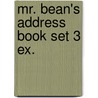 Mr. Bean's address book set 3 ex. door Onbekend