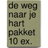 De weg naar je hart pakket 10 ex.