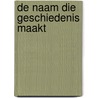 De Naam die geschiedenis maakt door C.A. van Peursen