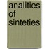 Analities of sinteties