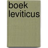 Boek leviticus by Gispen