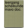Leergang scheikunde mavo doc. door Barnhoorn
