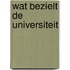 Wat bezielt de universiteit