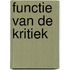 Functie van de kritiek