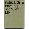 Notecards & enveloppen set 10 ex blik by J. Brinkman-Salentijn