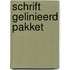 Schrift gelinieerd pakket
