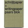 Schrijfpapier = writingpaper paars blok by J. Brinkman-Salentijn