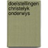 Doelstellingen christelyk onderwys