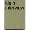 Klein interview door Rysdyk