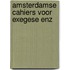 Amsterdamse cahiers voor exegese enz